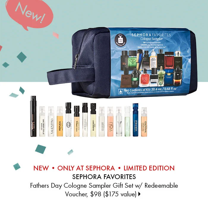 New! Sephora Favorites - Father's Day Cologne Sampler