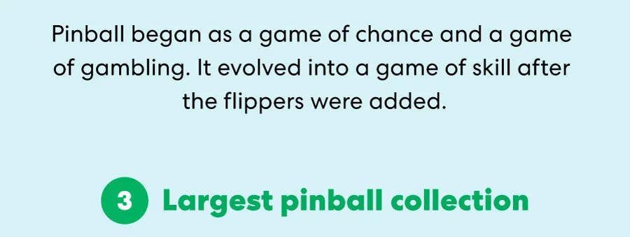 Largest pinball collection