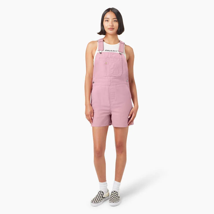 Women's Duck Canvas Bib Shortalls