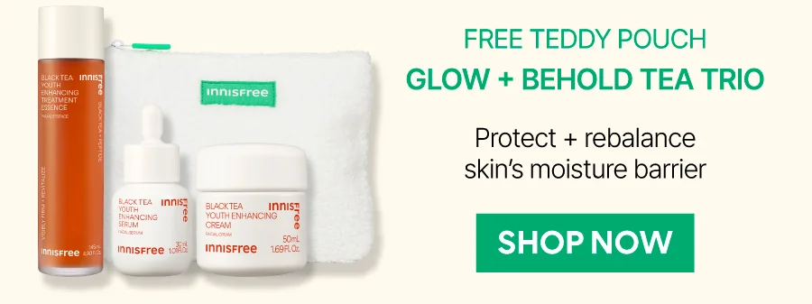 GLOW + BEHOLD TEA TRIO WITH FREE TEDDY POUCH