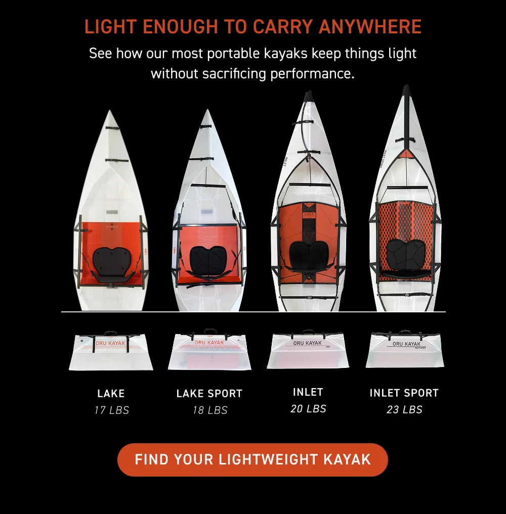 Light enough to carry anywhere.