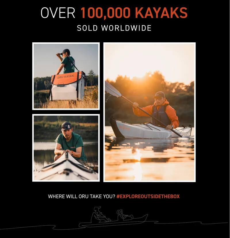 Over 100, 000 Kayaks. Explore Outside the Box.