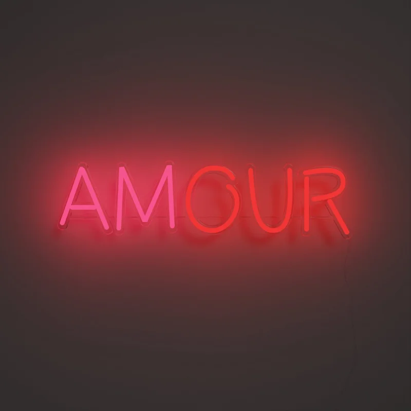 Image of Our Amour, LED neon sign