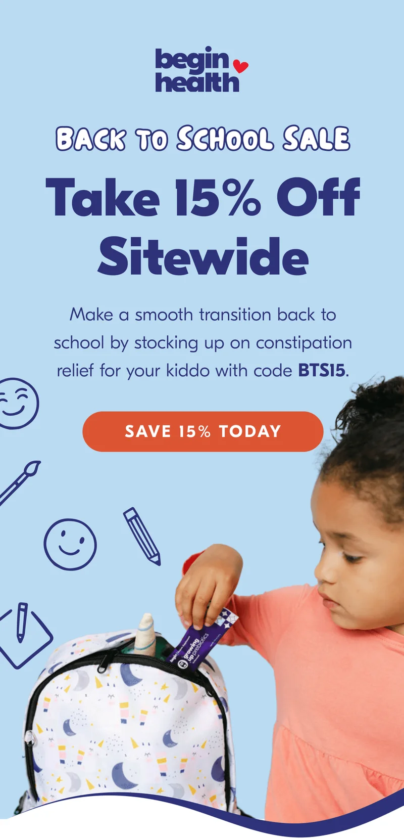 Take 15% off sitewide with code BTS15