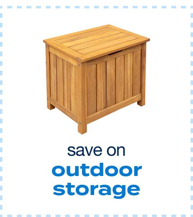 Outdoor storage