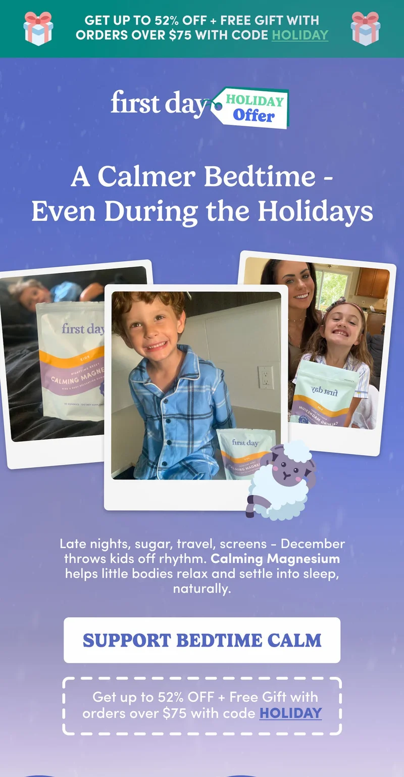 A Calmer Bedtime - Even During the Holidays