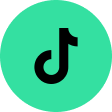 Image description: Icon graphic of TikTok logo.