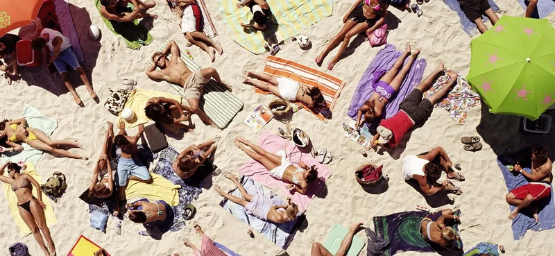 Spring break activities at the beach