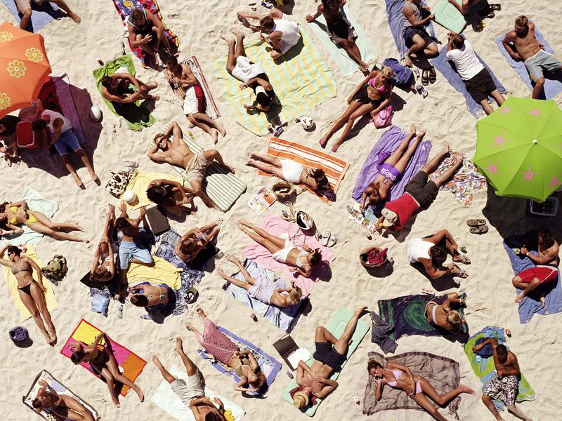 Spring break activities at the beach