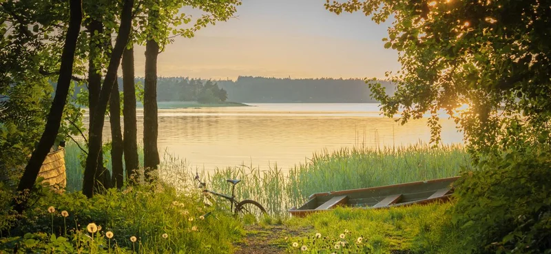 The Ruissalo island in the Archipelago Sea. Turku, Finland