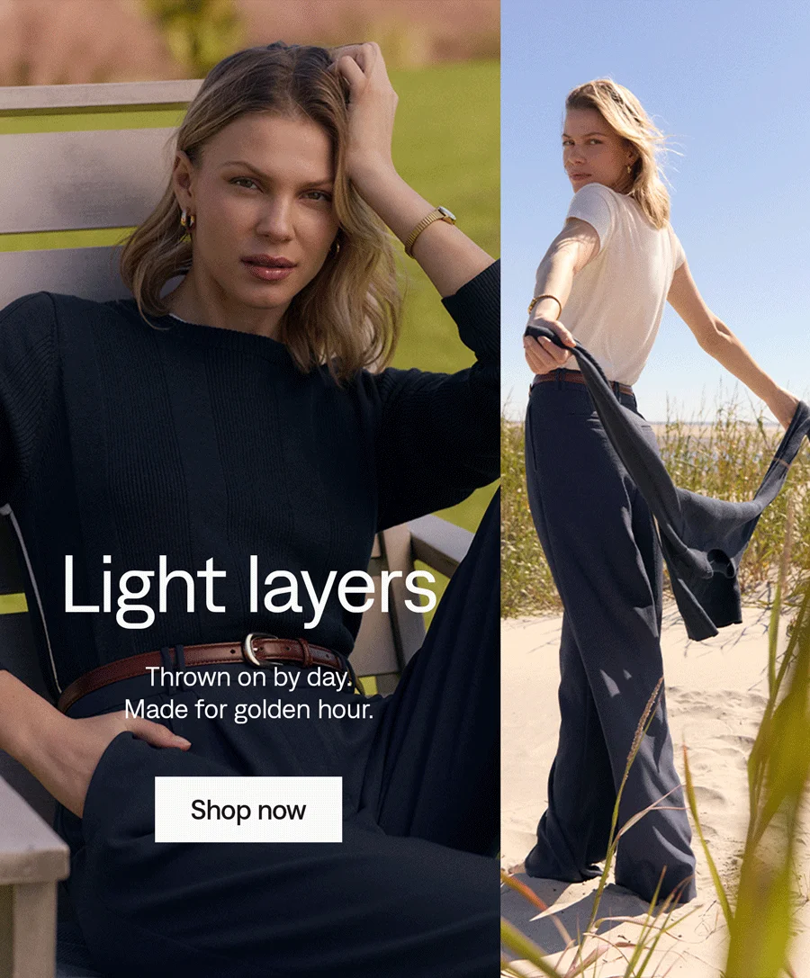 Shop now: light layers
