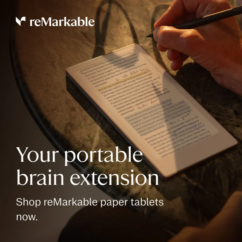 Your portable brain extension. Shop reMarkable paper tablets now.