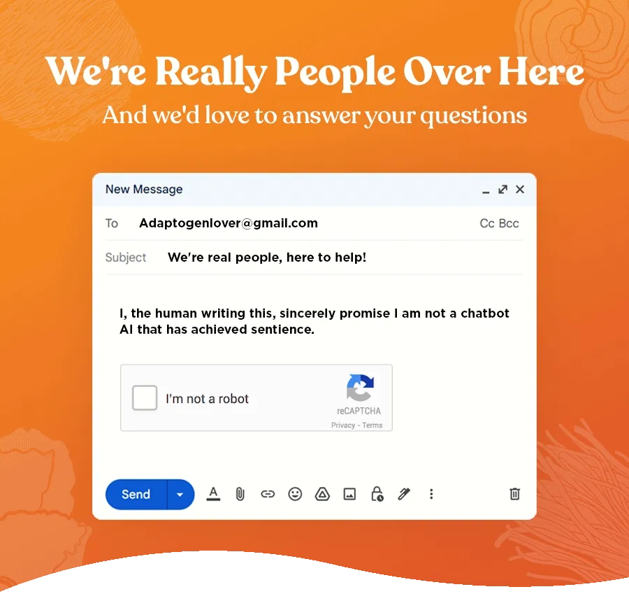We're really people over here and we'd love to answer your questions.