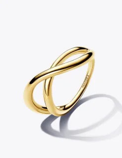 Organically Shaped Infinity Ring Organically Shaped Infinity Ring