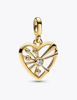 Heart & Rays Medallion Charm Heart & Rays Medallion Charm