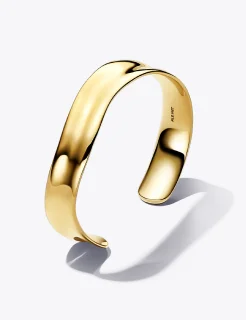 Organically Shaped Broad Open Bangle Organically Shaped Broad Open Bangle