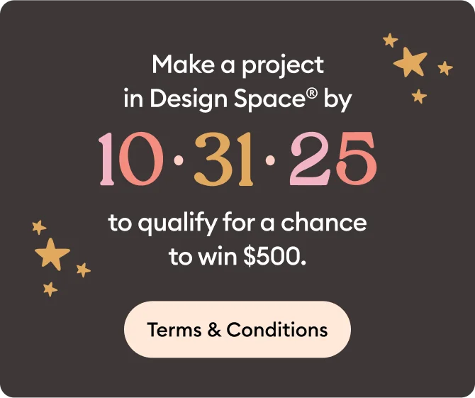 Enter to win $500 to cricut.com.