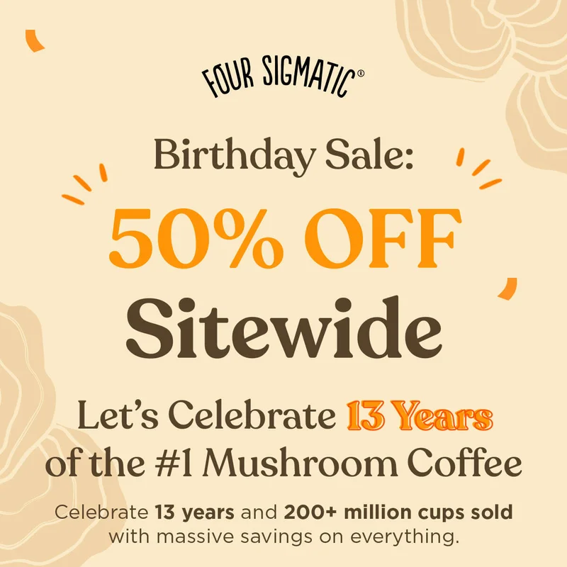 Birthday Sale: 50% OFF Sitewide