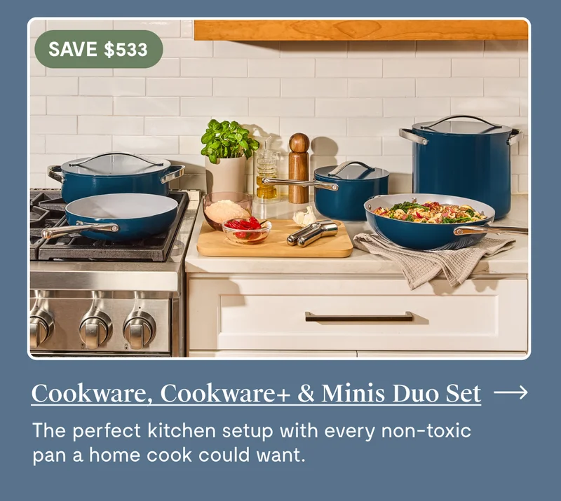 Cookware, Cookware+ and Minis Duo Set