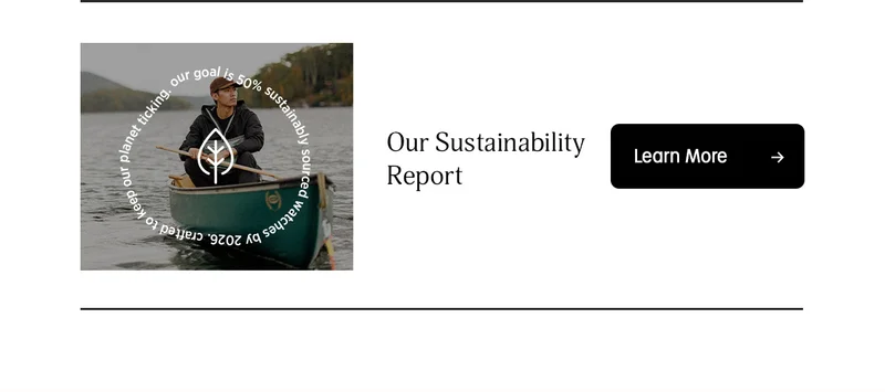 Our Sustainability Report | Learn More