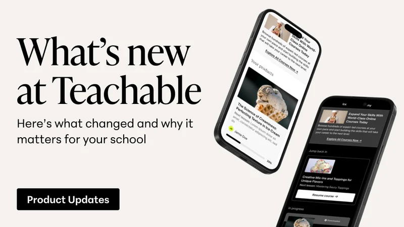 What's New At Teachable