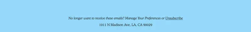 Manage Preferences