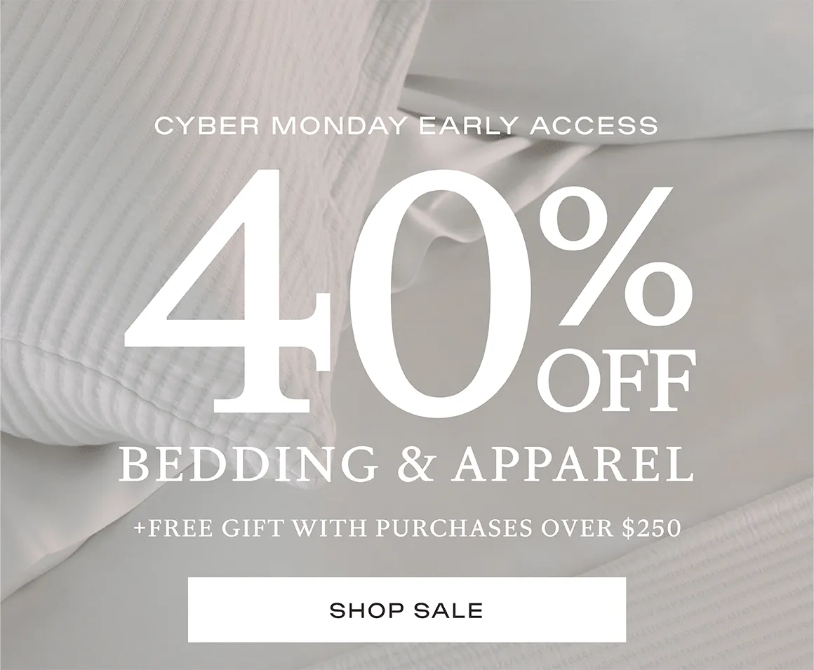 40% Off Bedding & Apparel