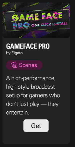Gameface Pro&nbsp;by Elgato