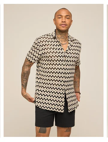 Crochet Sunday Shirt: The Diamond Dozen