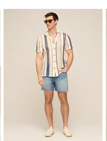 Crochet Sunday Shirt: The Calm Seas