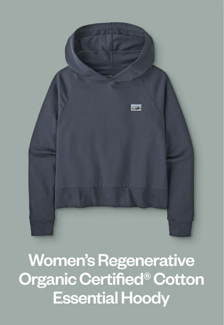 Women’s Regenerative Organic Certified Cotton Essential Hoody