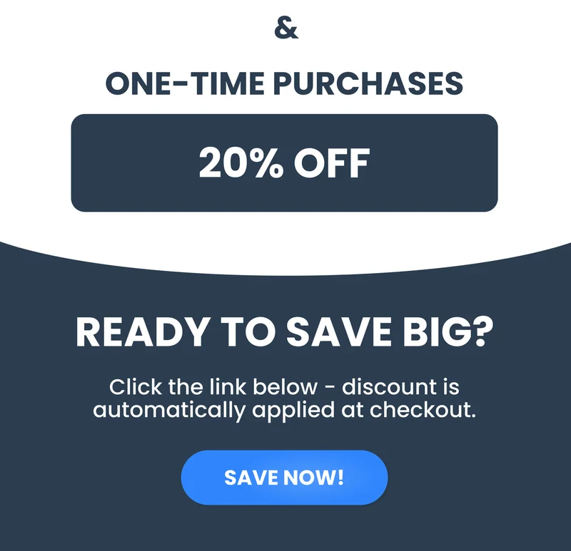 Ready to save big? Click the link below - discount is automatically applied at checkout.