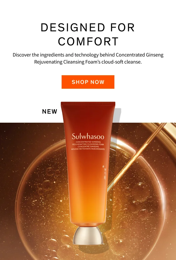 New Concentrated Ginseng Rejuvenating Cleansing Foam