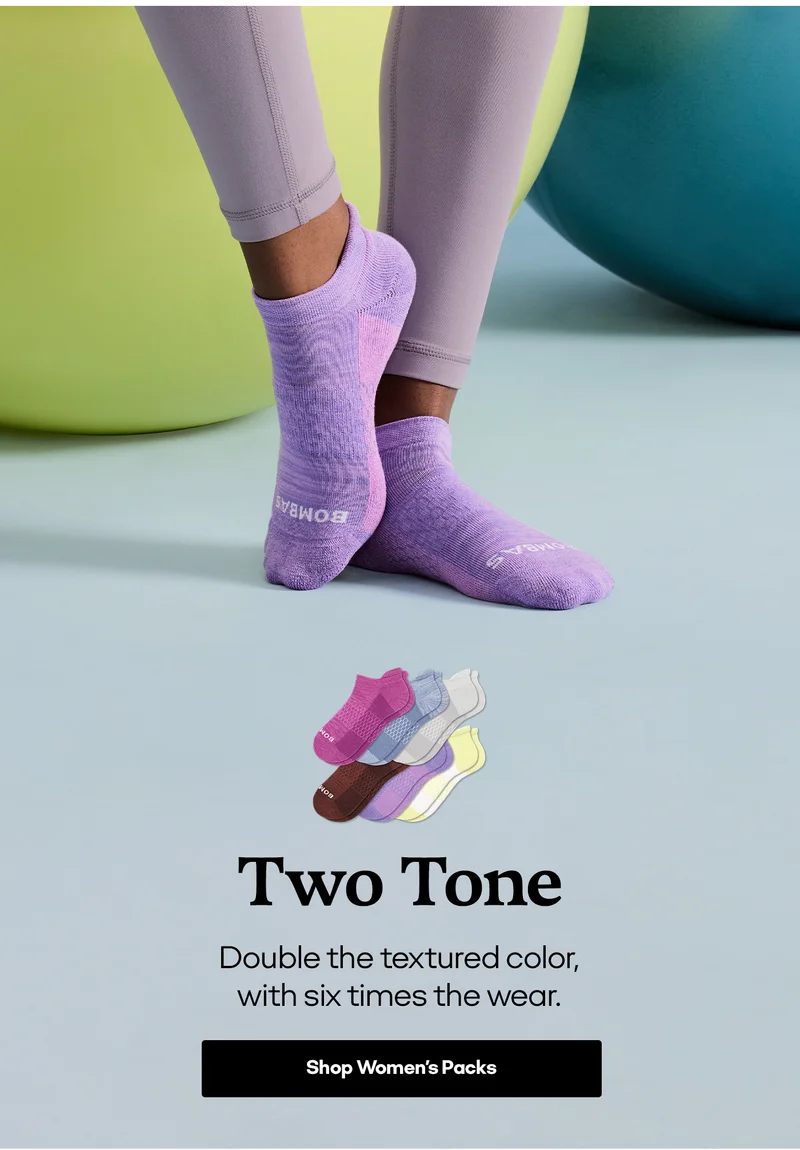 Two Tone | Double the textured color, with six times the wear. Shop Women’s Packs