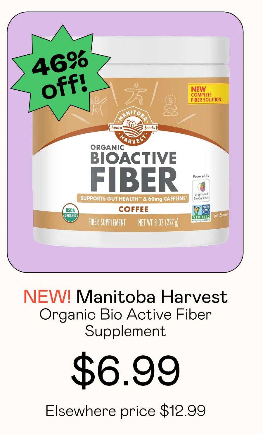Organic Bio Active Fiber Supplement