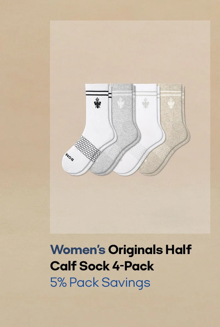 Women's Originals Half Calf Sock 4-Pack 5% Pack Savings