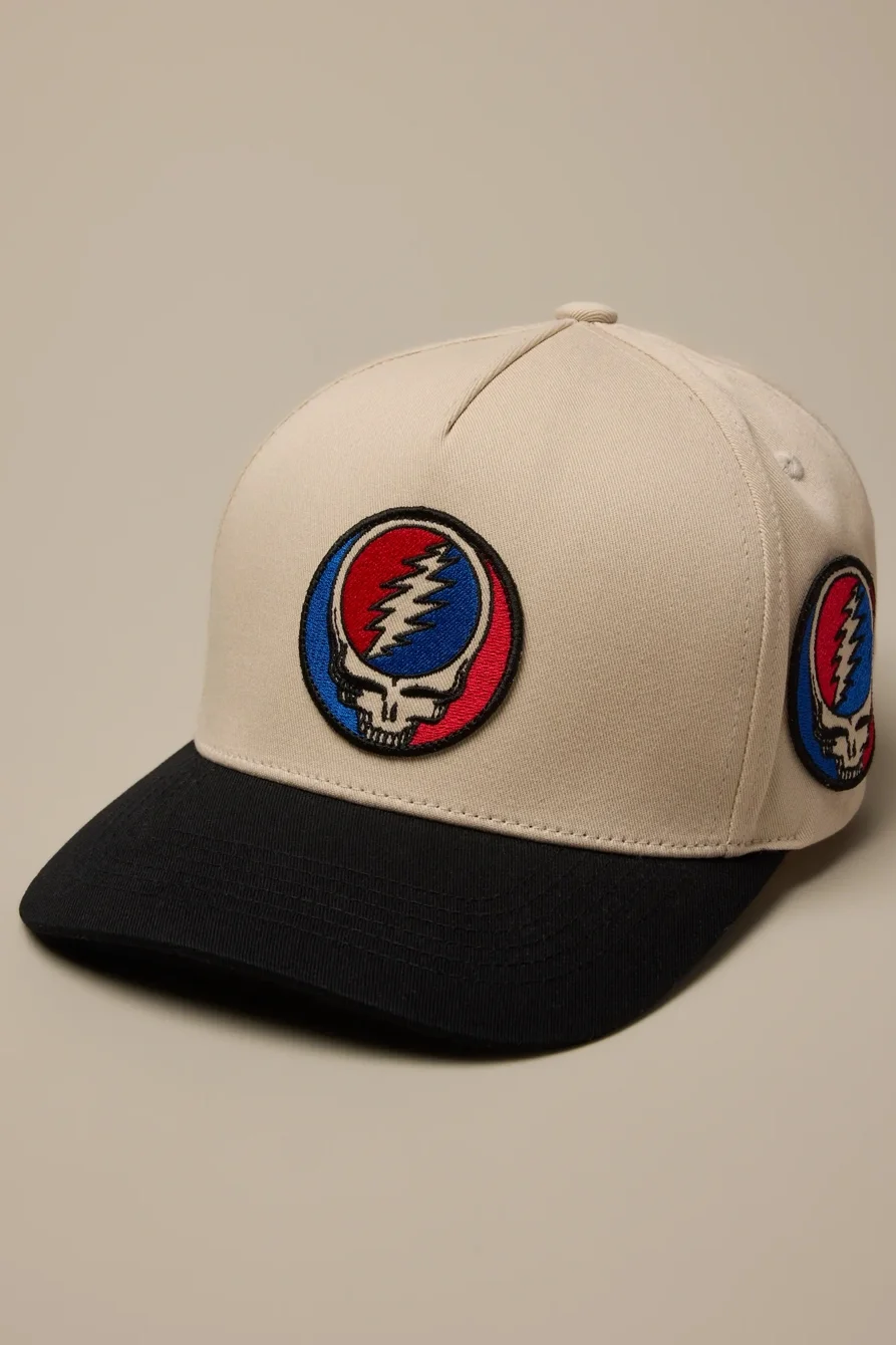 Image of Lucky Brand Grateful Dead Skull Baseball Hat