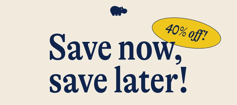 Lalo. Save now,  save later! 40% OFF