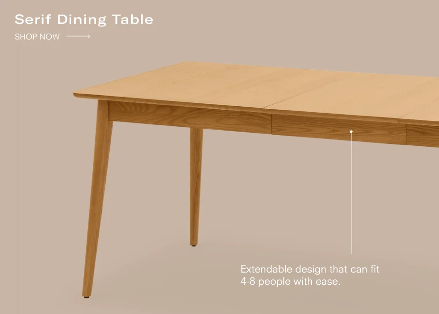Serif Dining Table