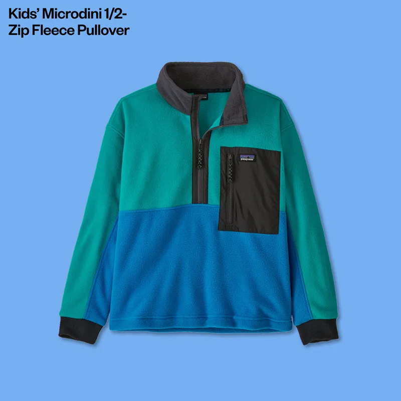 Kids’ Microdini 1/2-Zip Fleece Pullover