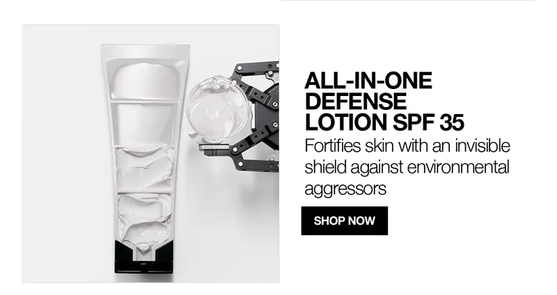 ALL-IN-ONE DEFENSE LOTION SPF 35 | Fortifies skin with an invisible shield against environmental aggressors | SHOP NOW