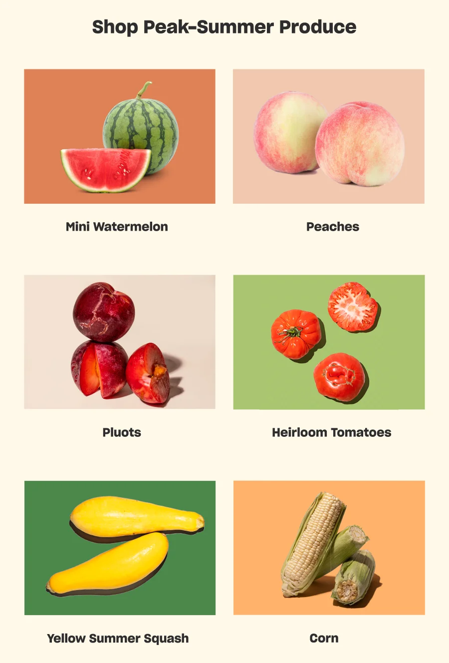 Shop Peak Summer Produce