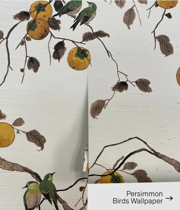 Shop Persimmon Birds Wallpaper