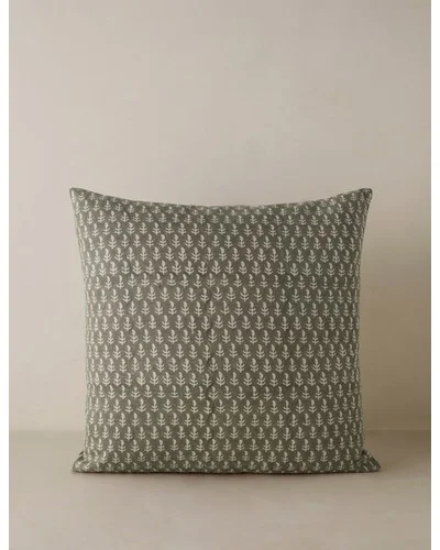 Agnes Linen Pillow - Taupe / Square