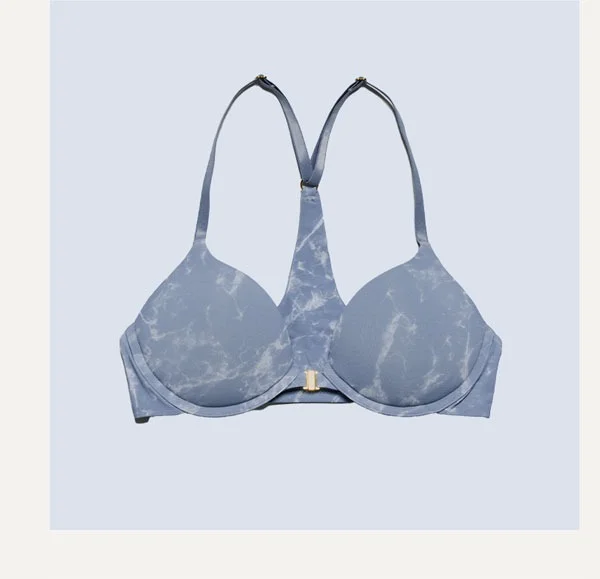 Racerback Lift Up Bra - Marbled Sky