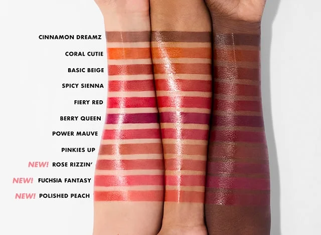 Shifts from glossy color to a soft-matte stain