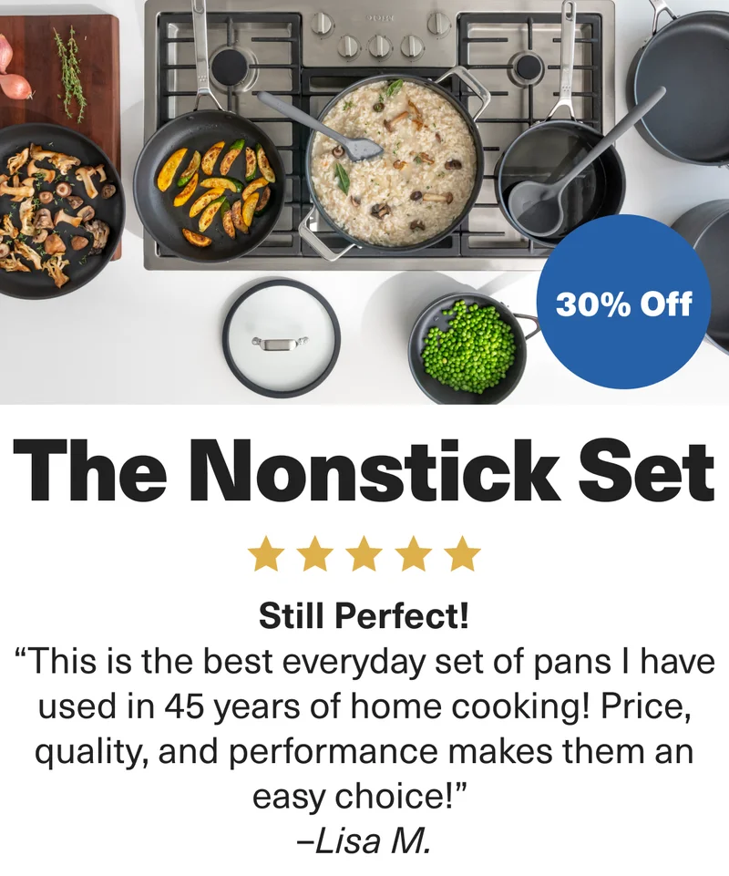 The Nonstick Set. 30% Off. Still Perfect!