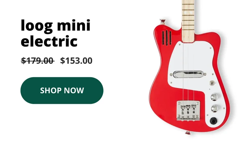 loog mini electric $153 - shop now