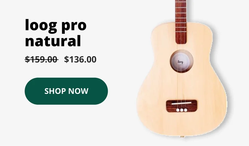 loog pro natural $136 - shop now