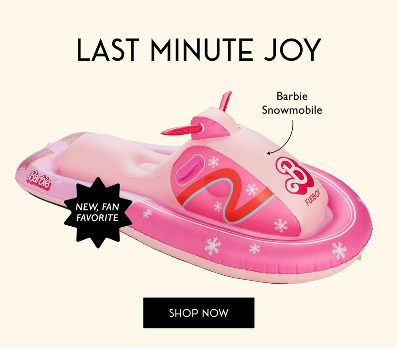 Last Minute Joy | New Fan Favorite, Barbie Snowmobile | SHOP NOW